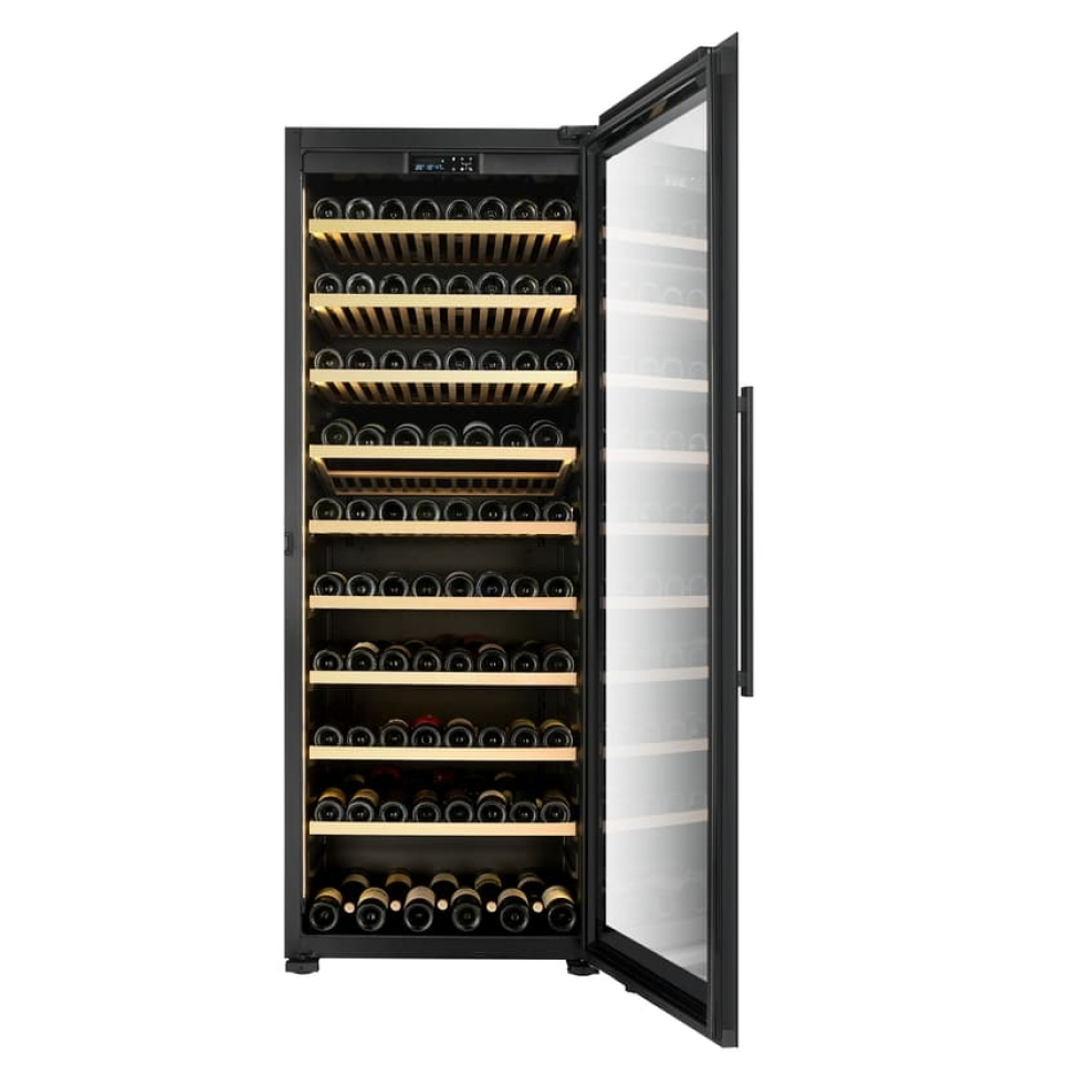 Viinikaappi Storage 200, Yksi vyöhyke, Musta, Oikea - Vigneron