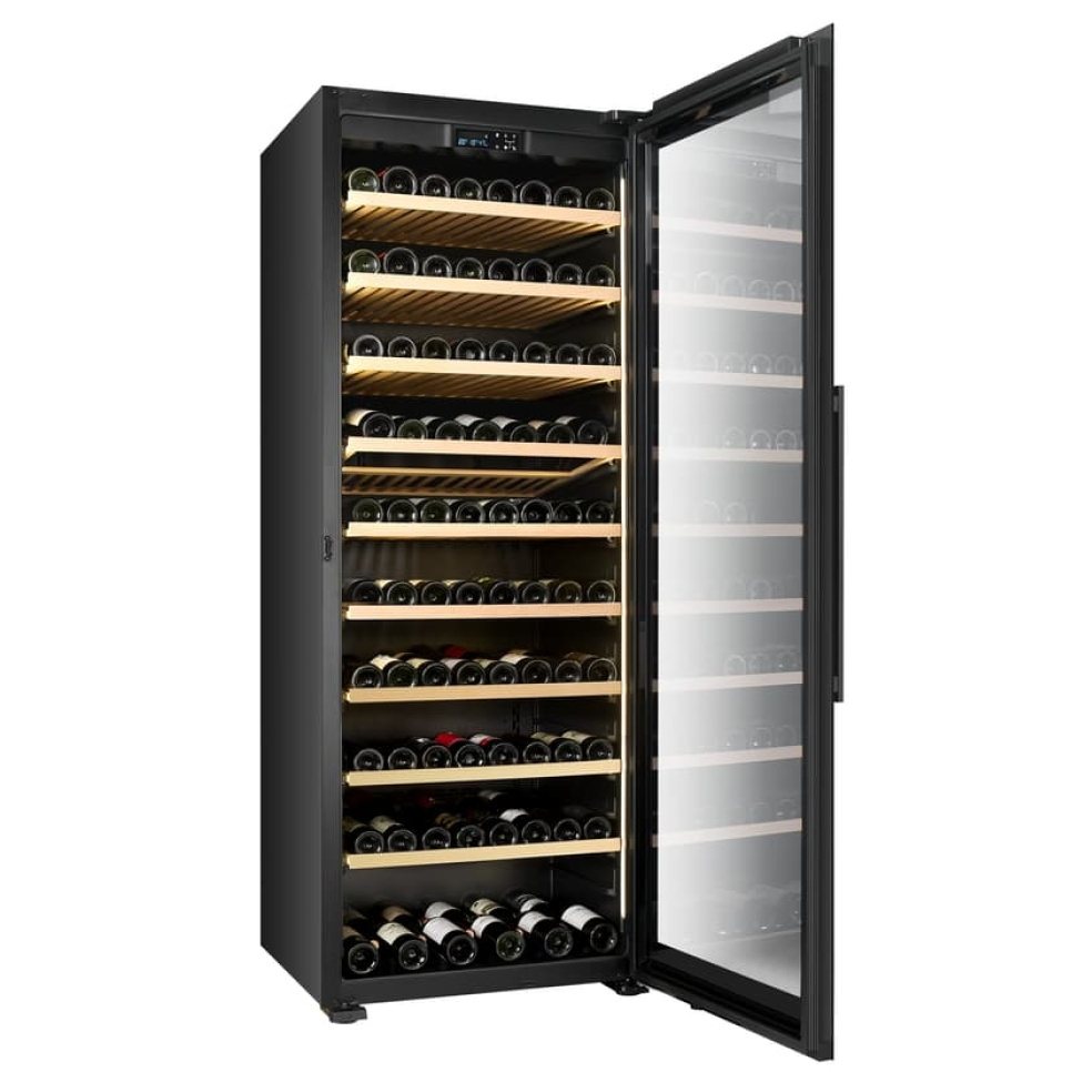 Viinikaappi Storage 200, Yksi vyöhyke, Musta, Oikea - Vigneron