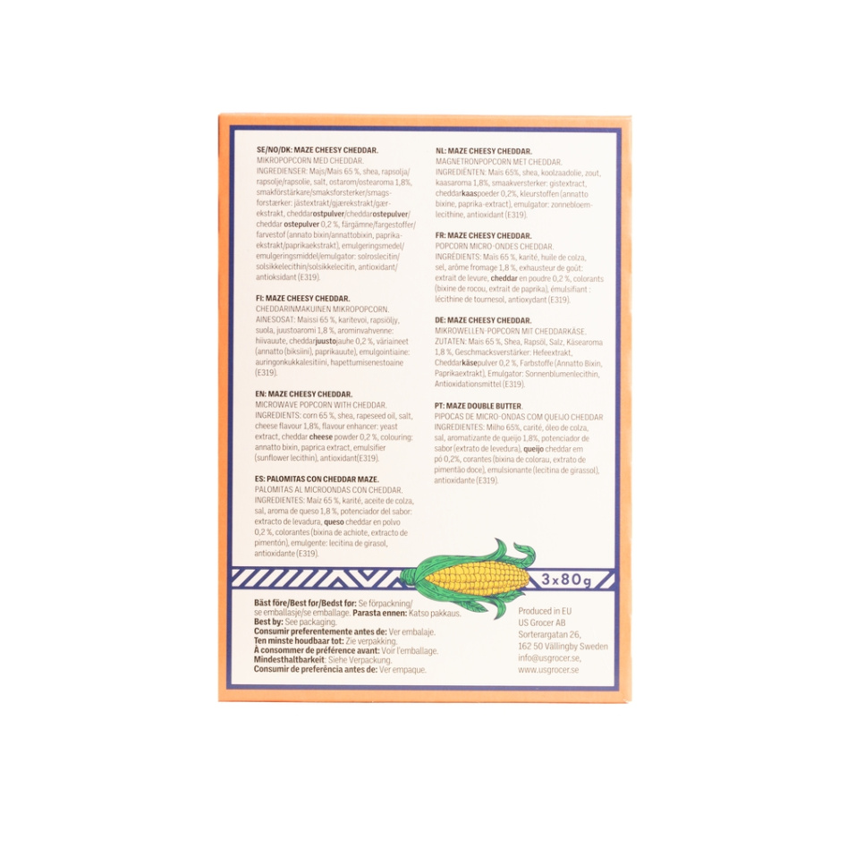 Popcorn 3x80 g - Maze