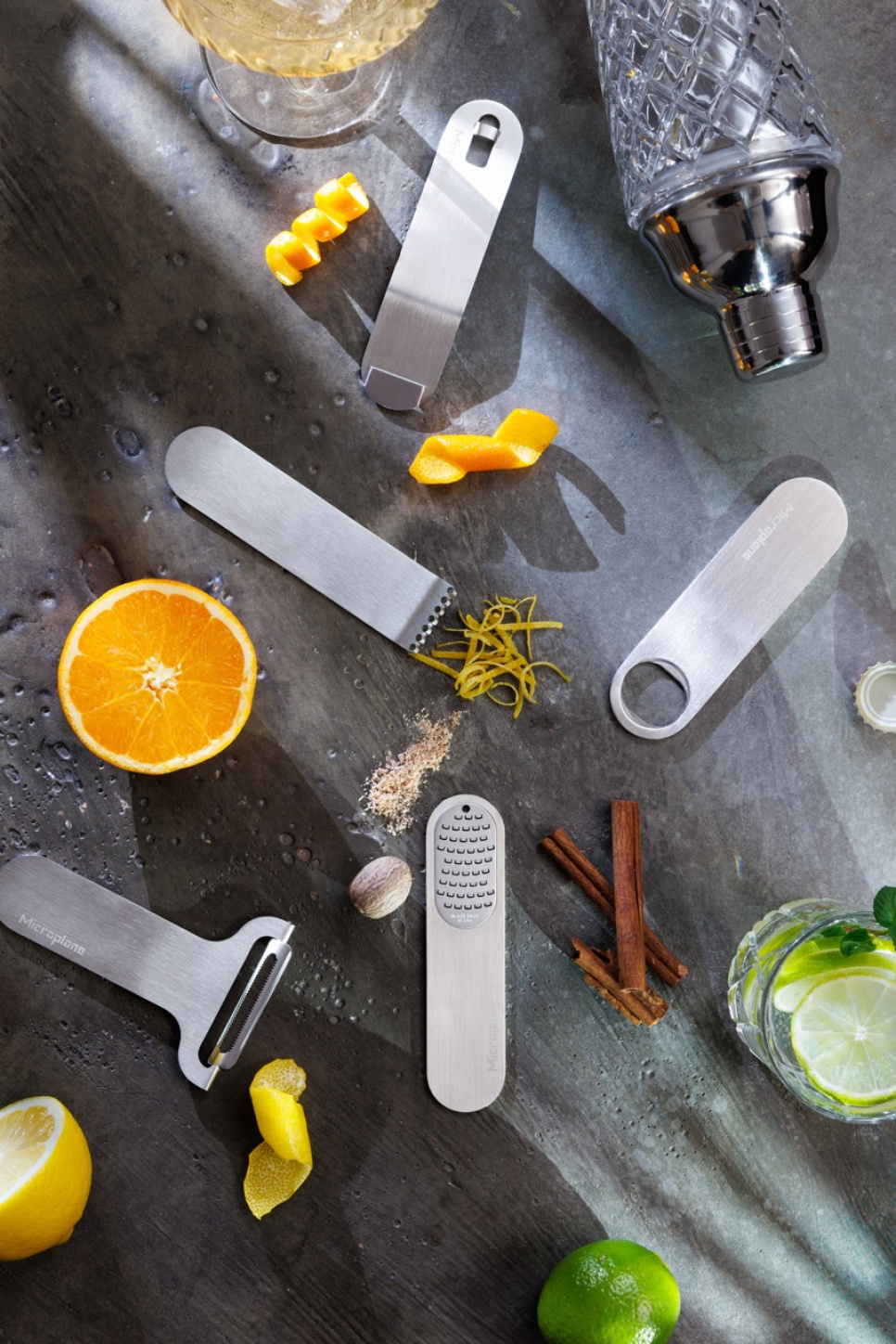 Baarityökalut, Style Line, Pähkinäpuu - Microplane
