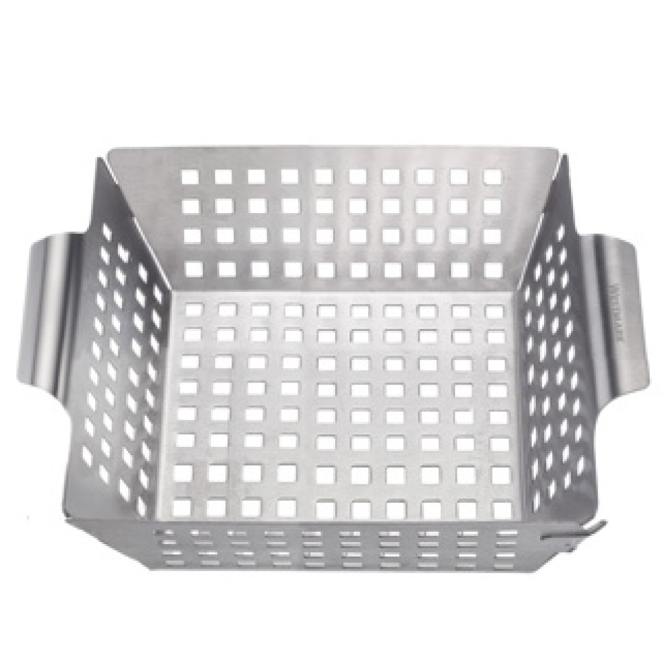Rei\'itetty ruostumattomasta teräksestä valmistettu grillikori, 21,5 x 26,5 cm - Westmark ryhmässä Grillit, Liedet & Uunit / Grillitarvikkeet / Grilliritilät @ KitchenLab (2190-32121)