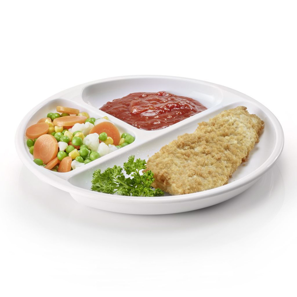 Muovinen kolmiosainen lautanen, 25 cm - Westmark Muovinen kolmiosainen lautanen, 25 cm - Westmark