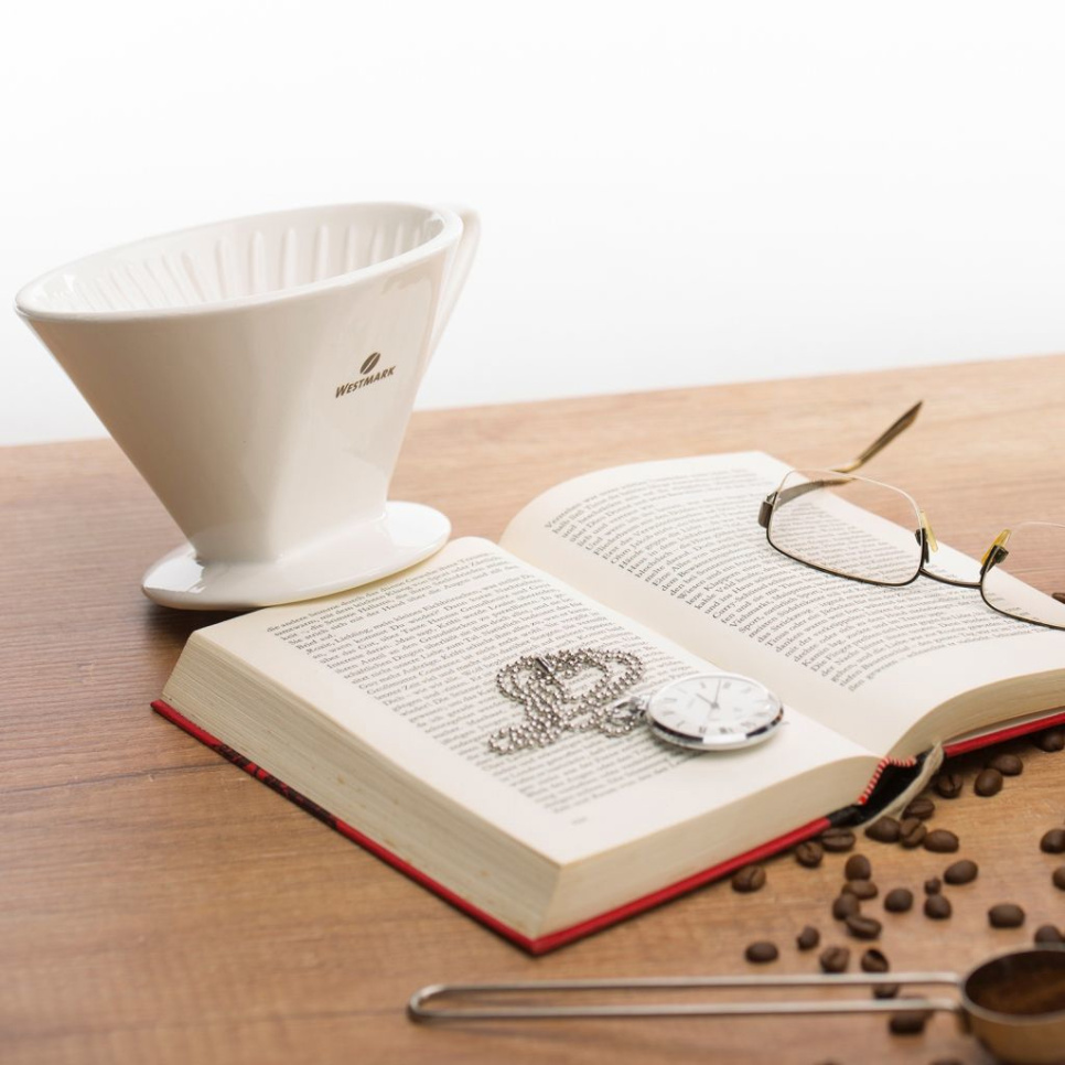 Posliininen suodatinpidike, 1x4 - Westmark Posliininen suodatinpidike, 1x4 - Westmark