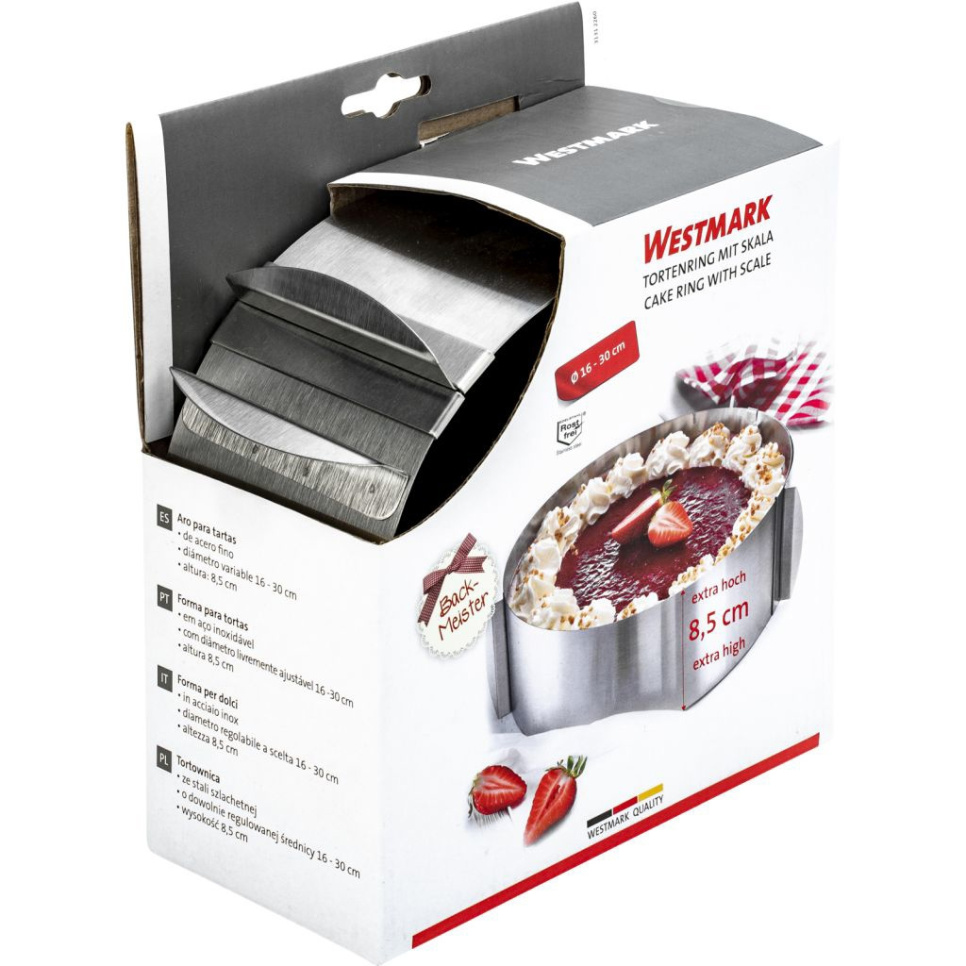 Säädettävä pysäytysrengas, 8,5 cm - Westmark Säädettävä pysäytysrengas, 8,5 cm - Westmark