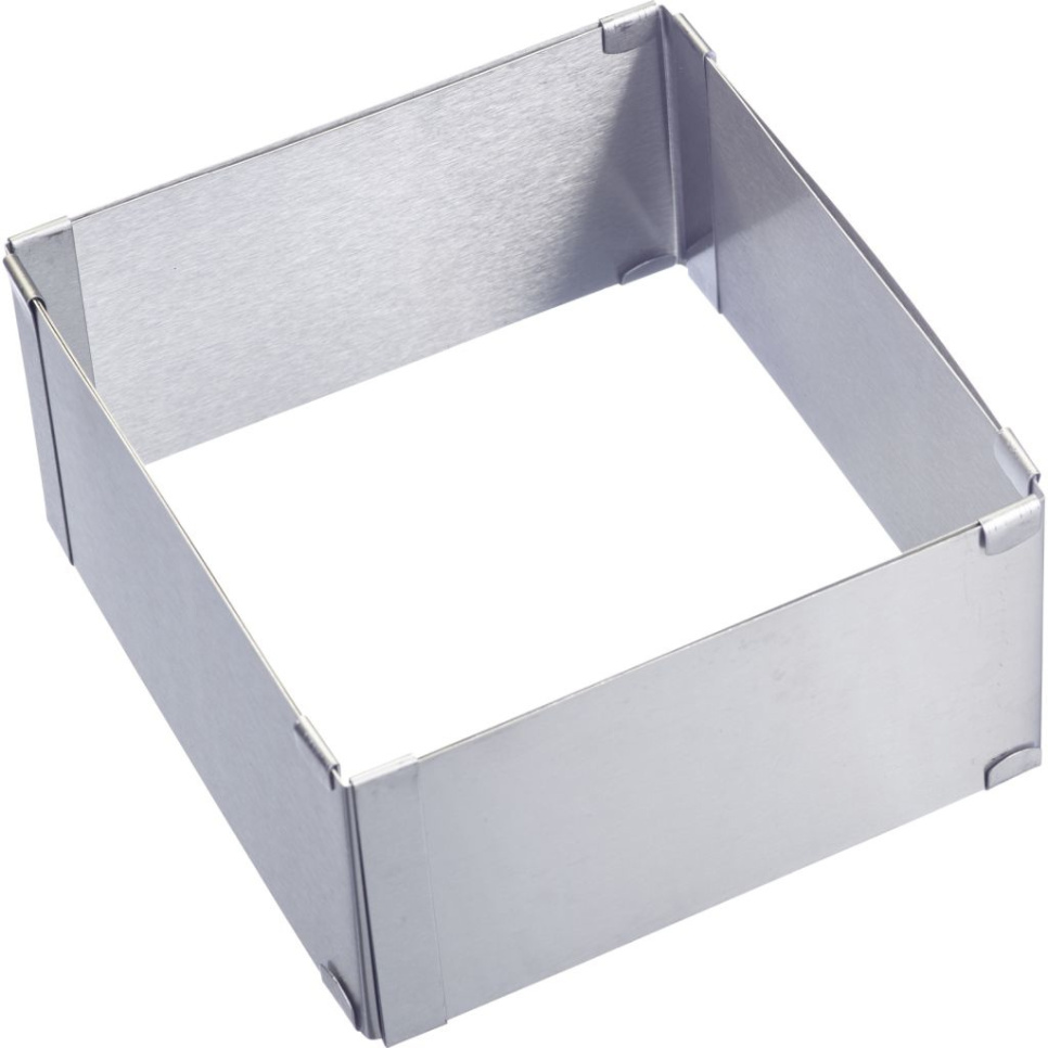 Säädettävä neliönmuotoinen pysäytysrengas, 8 cm - Westmark Säädettävä neliönmuotoinen pysäytysrengas, 8 cm - Westmark