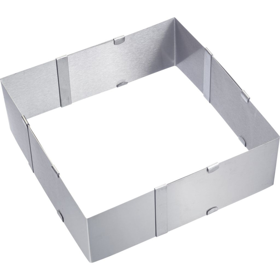 Säädettävä neliönmuotoinen pysäytysrengas, 8 cm - Westmark Säädettävä neliönmuotoinen pysäytysrengas, 8 cm - Westmark