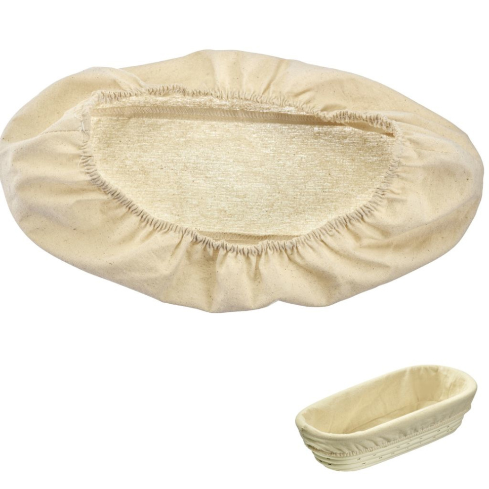 Puuvillakangas pitkulaiseen käymiskoriin, 1500 - 2000 g - Westmark Puuvillakangas pitkulaiseen käymiskoriin, 1500 - 2000 g - Westmark