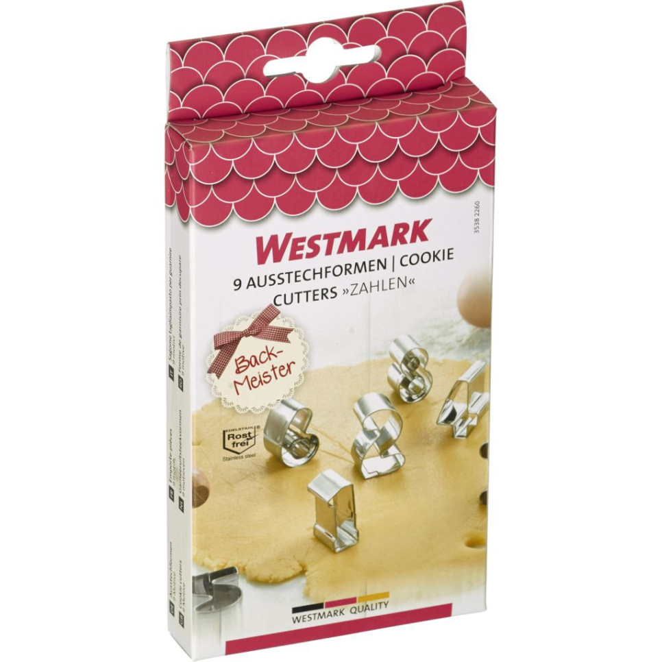 Piparkakkumuotti, numerot 0-9 - Westmark Piparkakkumuotti, numerot 0-9 - Westmark