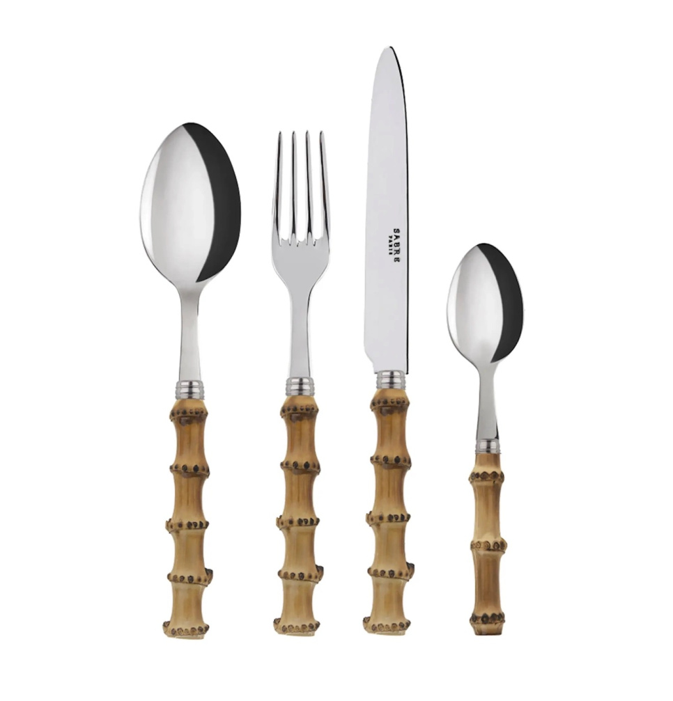 Set, 4 pcs, Panda Bambu - Sabre Paris ryhmässä Kattaus / Aterimet / Aterinsetit @ KitchenLab (2195-31384)