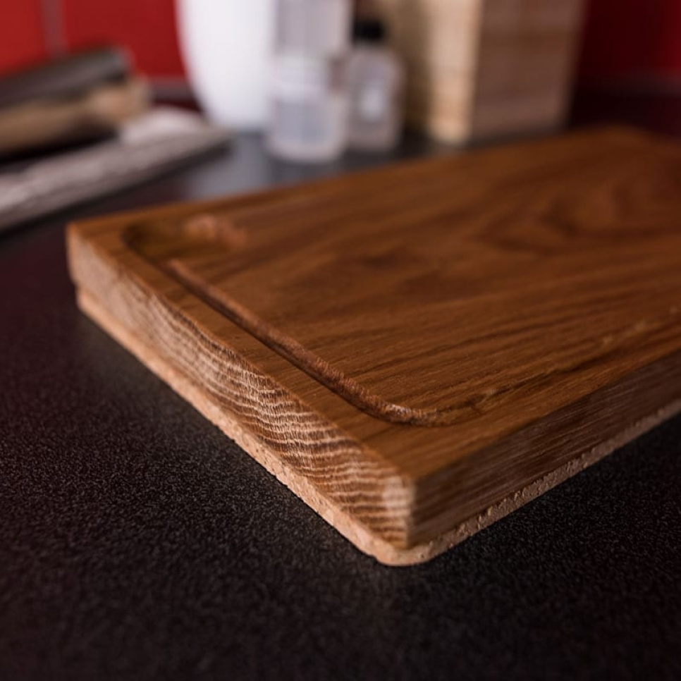 Korkkialunen plankstek-laudalle, 32x17 cm - AT-Line