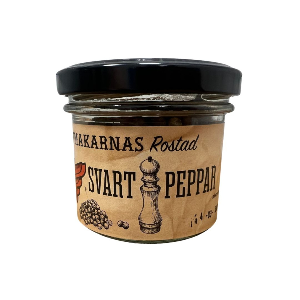 Roasted Black Pepper, 40g - Matmakarna ryhmässä Ruoanlaitto / Mausteet & Aromit / Pippurit @ KitchenLab (2214-32985)