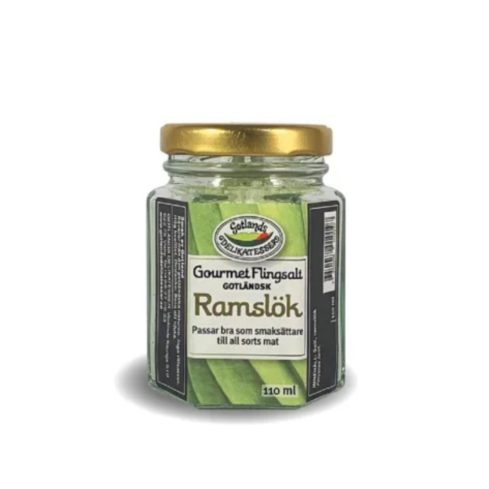 Ramson salt, 75g - Gotlands Delikatesser ryhmässä Ruoanlaitto / Mausteet & Aromit / Suolat @ KitchenLab (2214-32987)