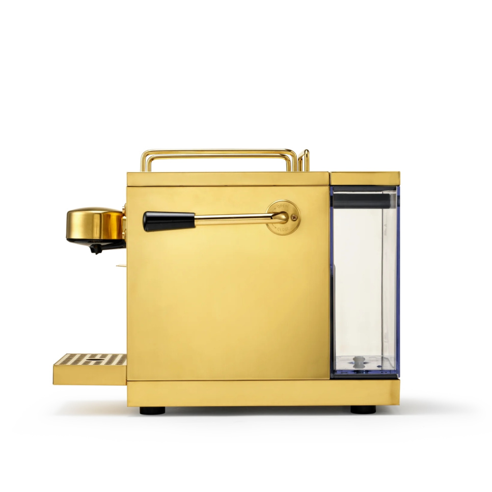 Kapselikone, alkuperäinen espressokapselikone, messinki - Sjöstrand Kapselikone, alkuperäinen espressokapselikone, messinki - Sjöstrand