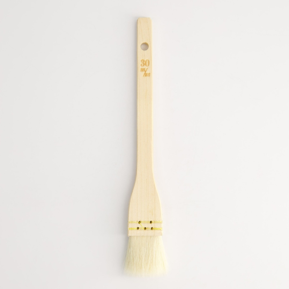 Japanilainen harja vuohiharjaksilla, 30 mm ryhmässä Ruoanlaitto / Keittiövälineet / Aasialainen ruoanlaitto @ KitchenLab (2252-33092)