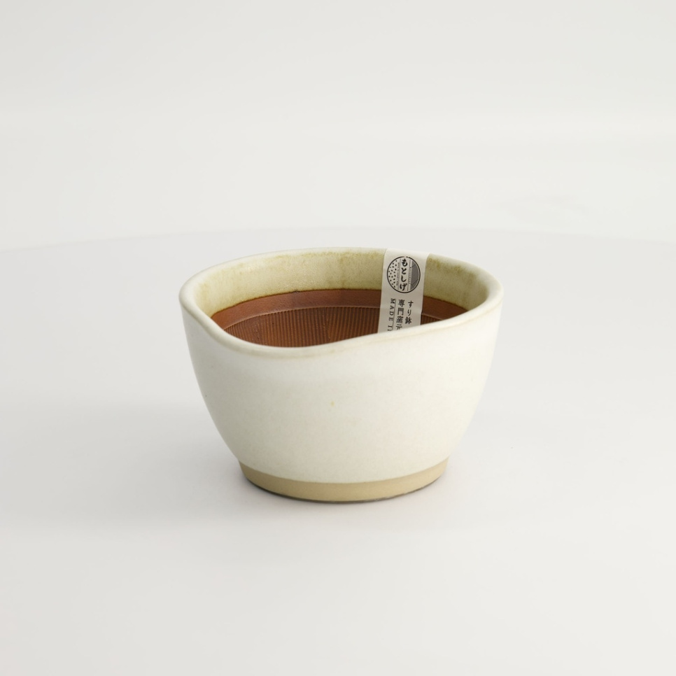 Japanilainen laastari, Suribachi, valkoinen 12 cm ryhmässä Ruoanlaitto / Keittiövälineet / Aasialainen ruoanlaitto @ KitchenLab (2252-33131)