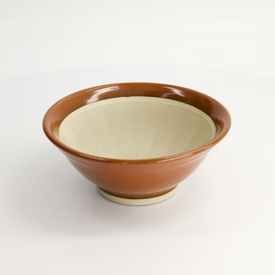 Japanilainen laastari, Suribachi, ruskea 18,5 cm ryhmässä Ruoanlaitto / Keittiövälineet / Aasialainen ruoanlaitto @ KitchenLab (2252-33135)
