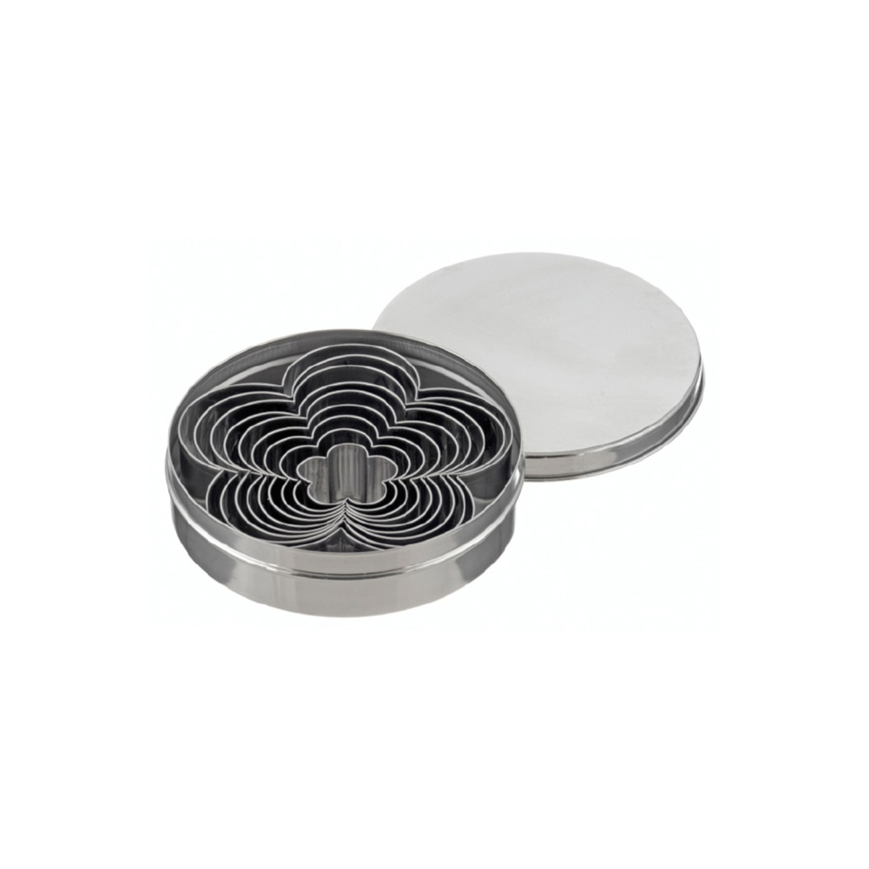 Kukkamuotit, 9 kpl:n setti - Schneider ryhmässä Leipominen / Leivontatarvikkeet / Leikkurit & muottirenkaat @ KitchenLab (2254-33777)