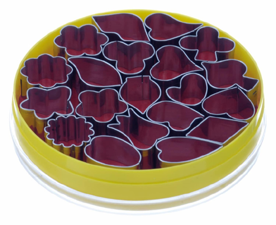 Pienet muotit, erilaisia kukkamuotoja, 20 kappaleen sarja - Schneider ryhmässä Leipominen / Leivontatarvikkeet / Leikkurit & muottirenkaat @ KitchenLab (2254-33785)