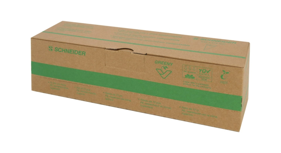 Pursotuspussit 53 cm, kompostoituvat, 72 kpl pakkaus - Schneider