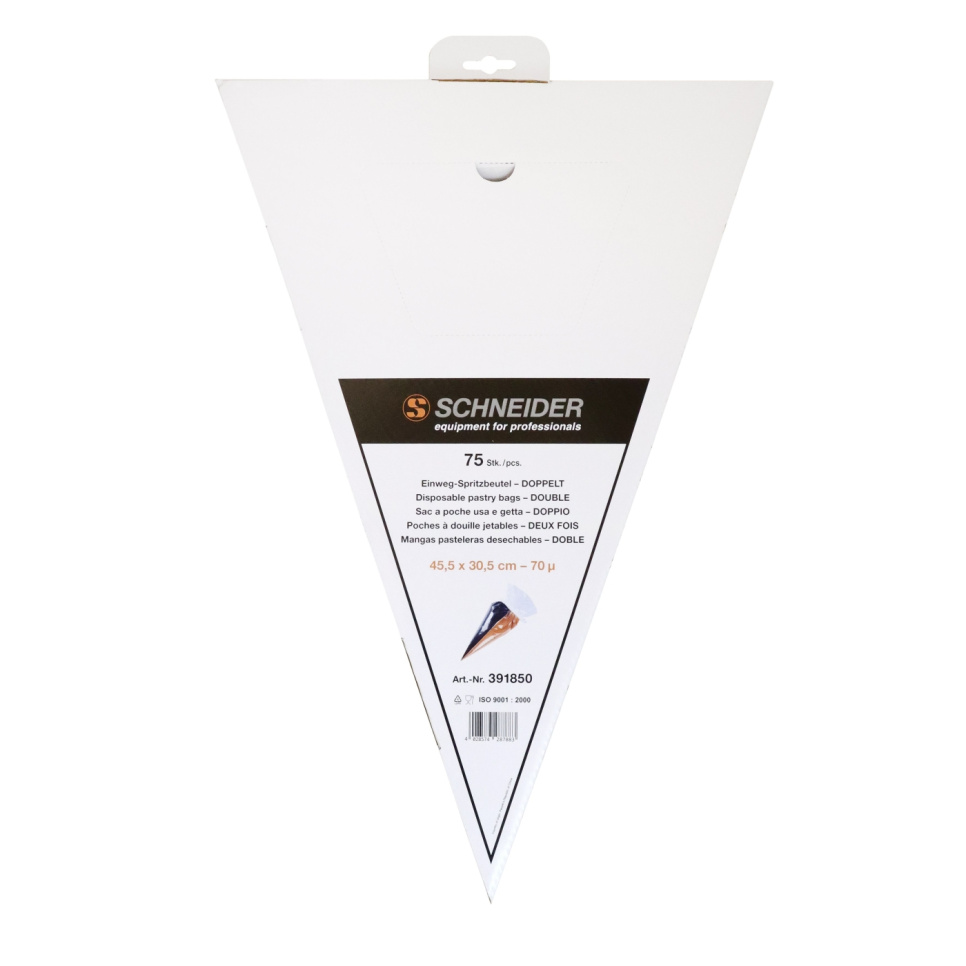 Pursotuspussit kahdelle täytteelle, 75 kpl pakkaus - Schneider ryhmässä Leipominen / Leivontatarvikkeet / Leikkurit & muottirenkaat @ KitchenLab (2254-33850)