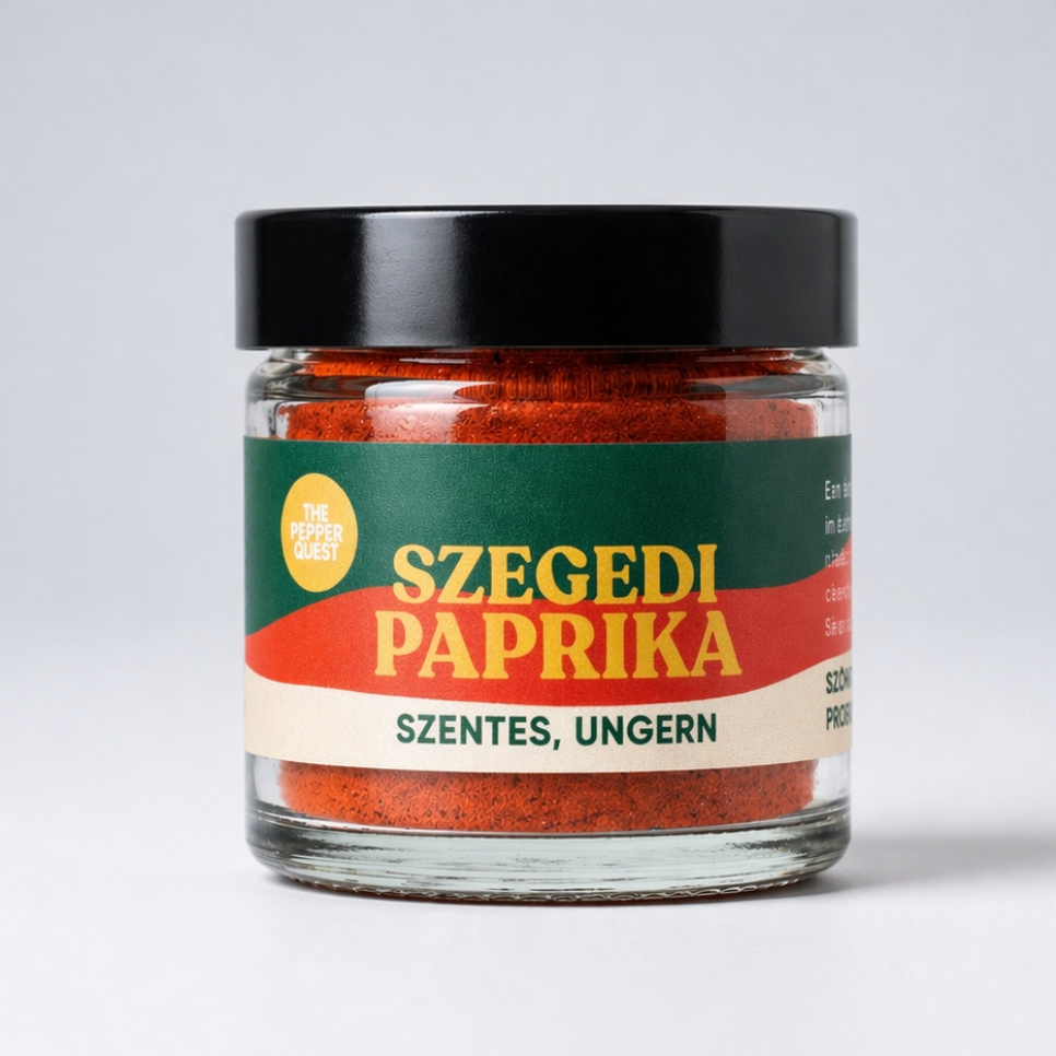 Paprikajauhe, Szegedi, 40 g - The Pepper Quest ryhmässä Ruoanlaitto / Mausteet & Aromit / Mausteet @ KitchenLab (2257-34934)