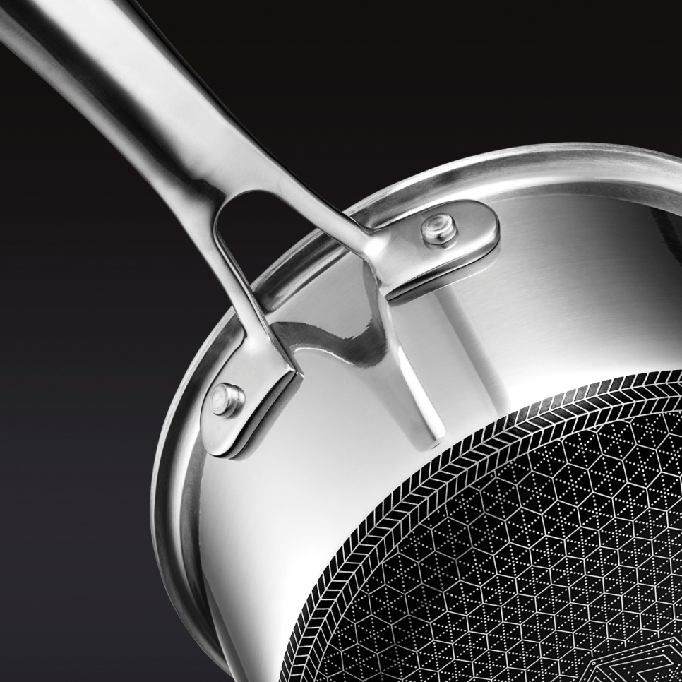 Kattila lasikannella, tarttumaton, 1 L - Hexclad