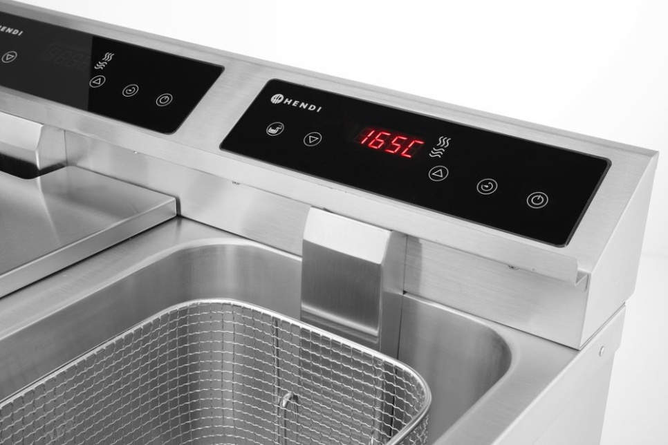 Induktiofriteerauskone 2 x 8 L, Profi Line - Hendi