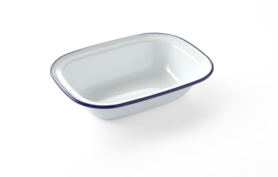 Emalloitu kulho, 21,5 x 16 cm - Hendi ryhmässä Kattaus / Lautaset, Kulhot & Astiat / Kulhot @ KitchenLab (2294-34736)