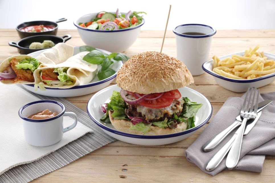 Emalloitu syvä lautanen, 20 cm - Hendi