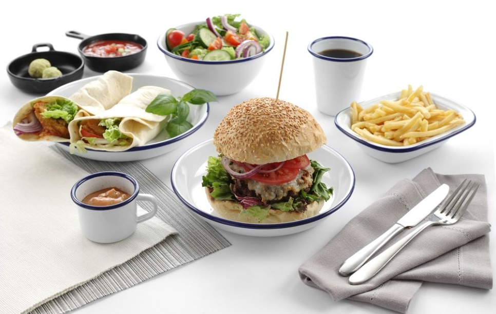 Emalloitu syvä lautanen, 20 cm - Hendi