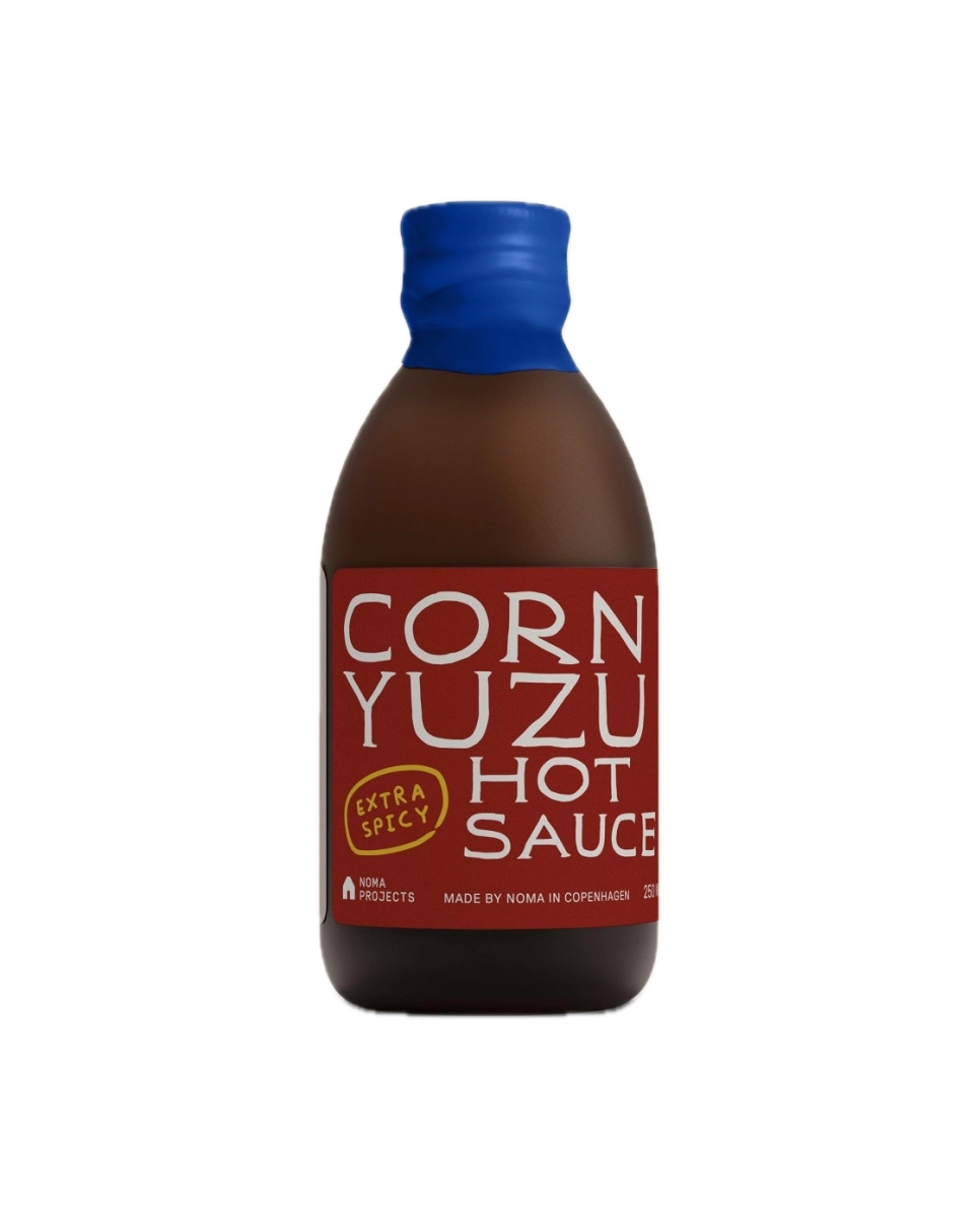 Corn Yuzu Hot Sauce, Extra Spicy, 250 ml - Noma Projects ryhmässä Ruoanlaitto / Tuontituotteet @ KitchenLab (2297-35565)