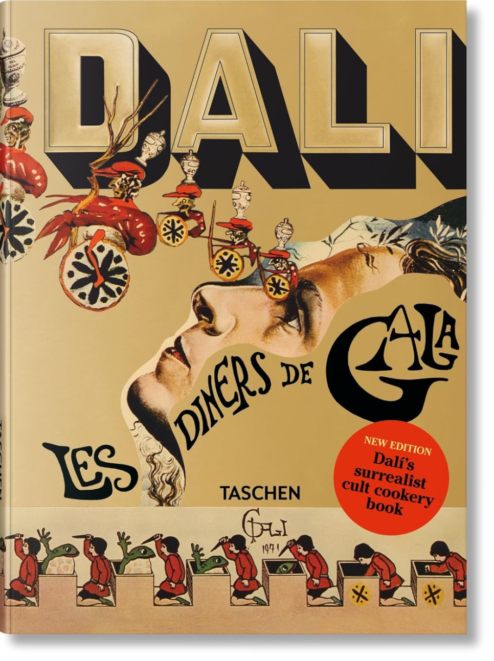 Dalí. Les dîners de Gala - Salvador Dalí ryhmässä Ruoanlaitto / Keittokirjat / / @ KitchenLab (2304-36055)